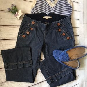 Forever 21 Dark Blue Straight Leg Jeans